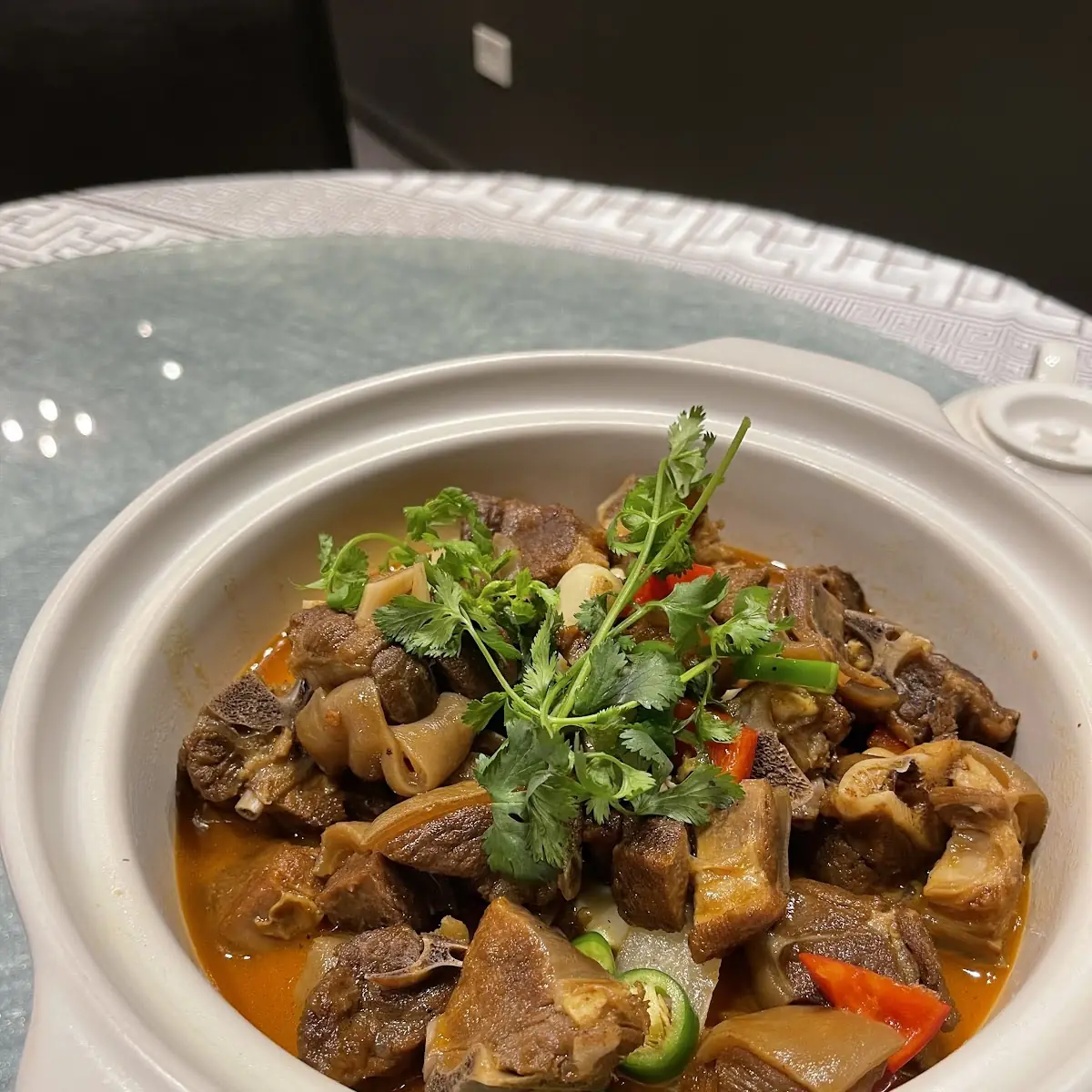 spicy beef brisket 红烧牛腩煲